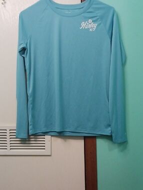Hurley Light Blue Long Sleeve Shirt Kids